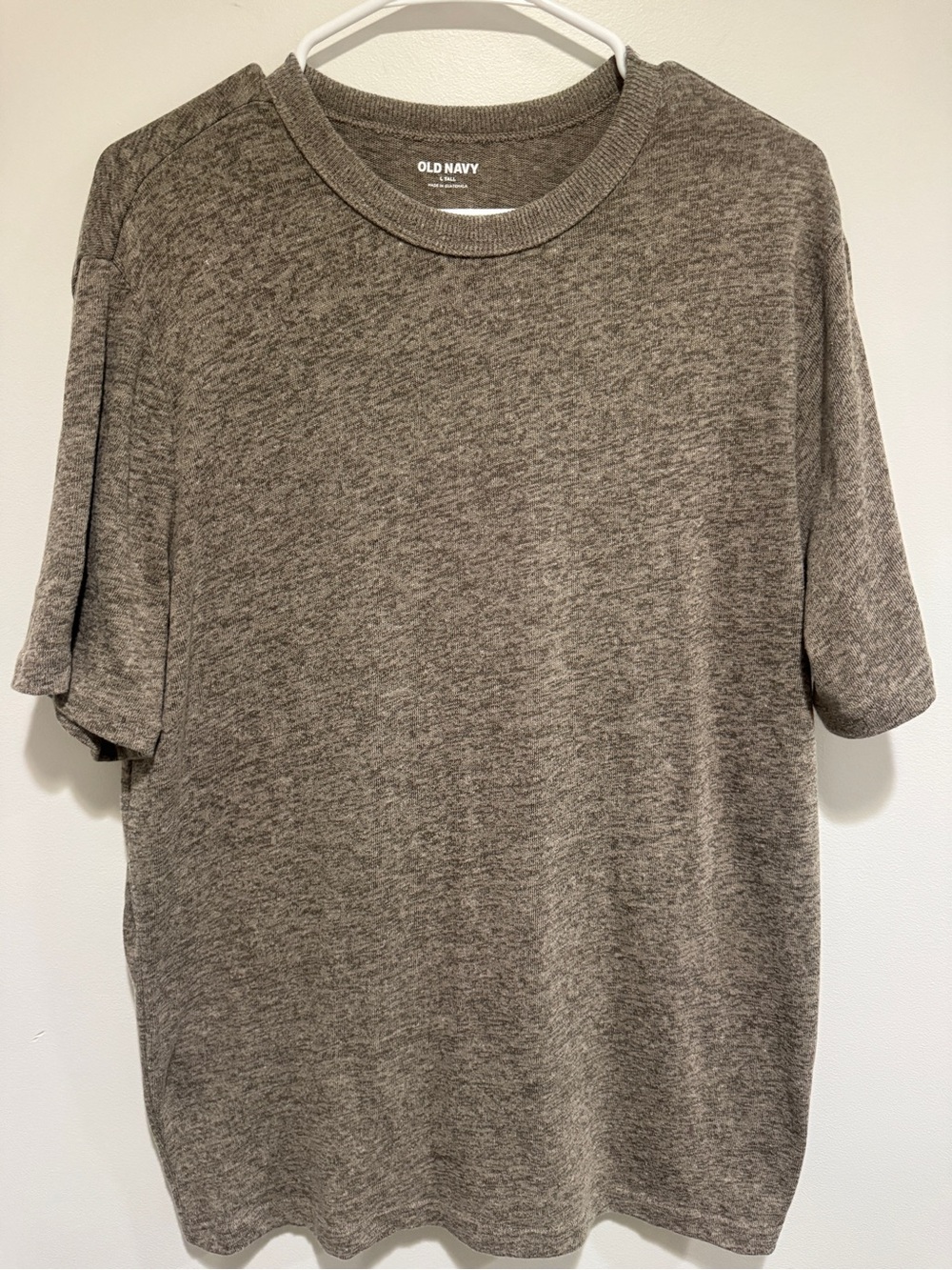 Old Navy Men's Heather Brown Short-Sleeve T-Shirt LT